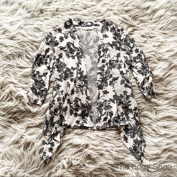 41 Hawthorn Sweaters - 41 Hawthorn | Rachael Ruched Sleeve Lightweight Cardigan